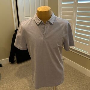Lululemon Evolution Polo shirt, Oxford, EUC, Large, light blue